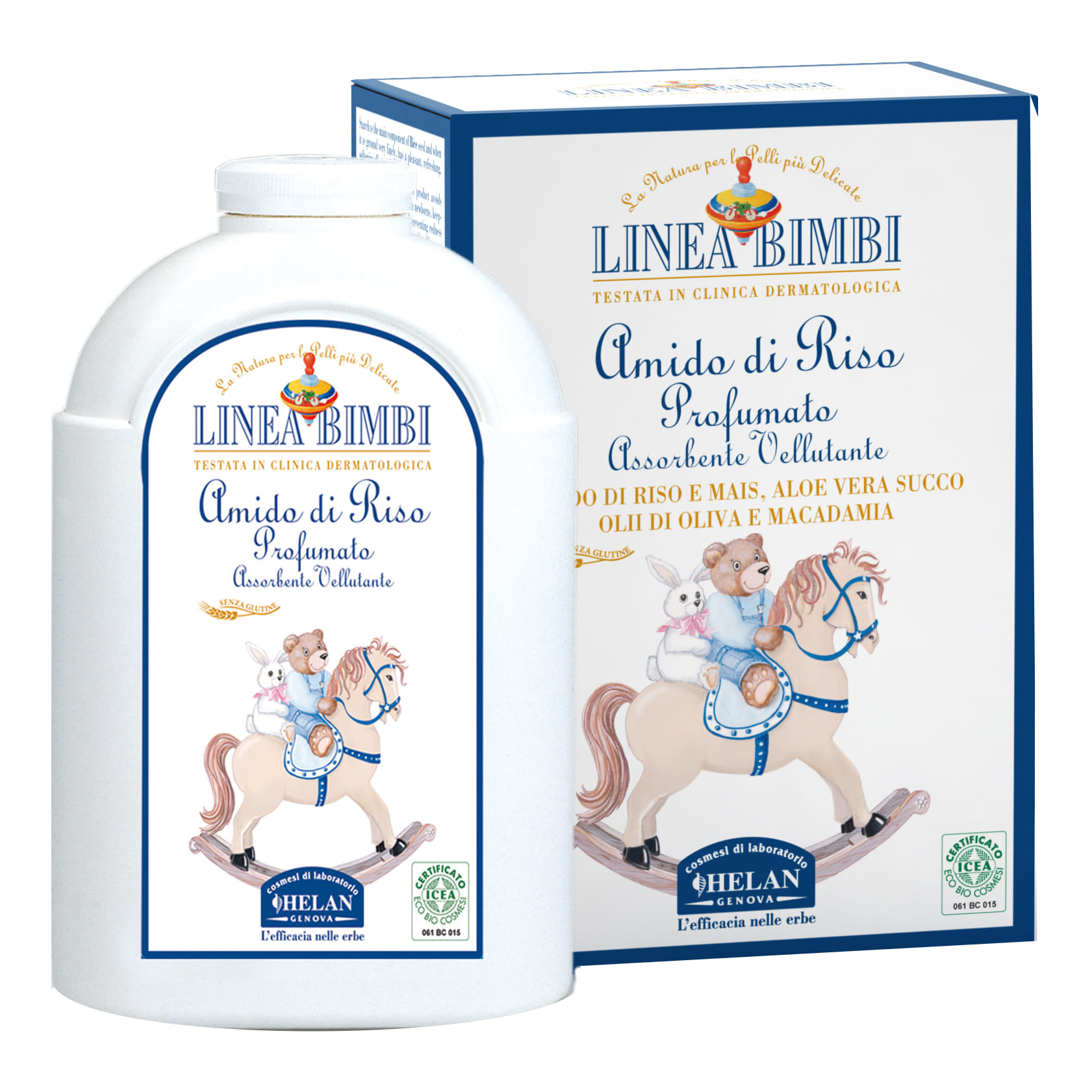 Amido di Riso Helan Bimbi lenitivo per neonati 75g