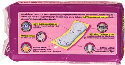 LINES INTERVALLO LADY MAXI L 28 PEZZI LINES INTERVALLO LADY MAXI L 28 PEZZI