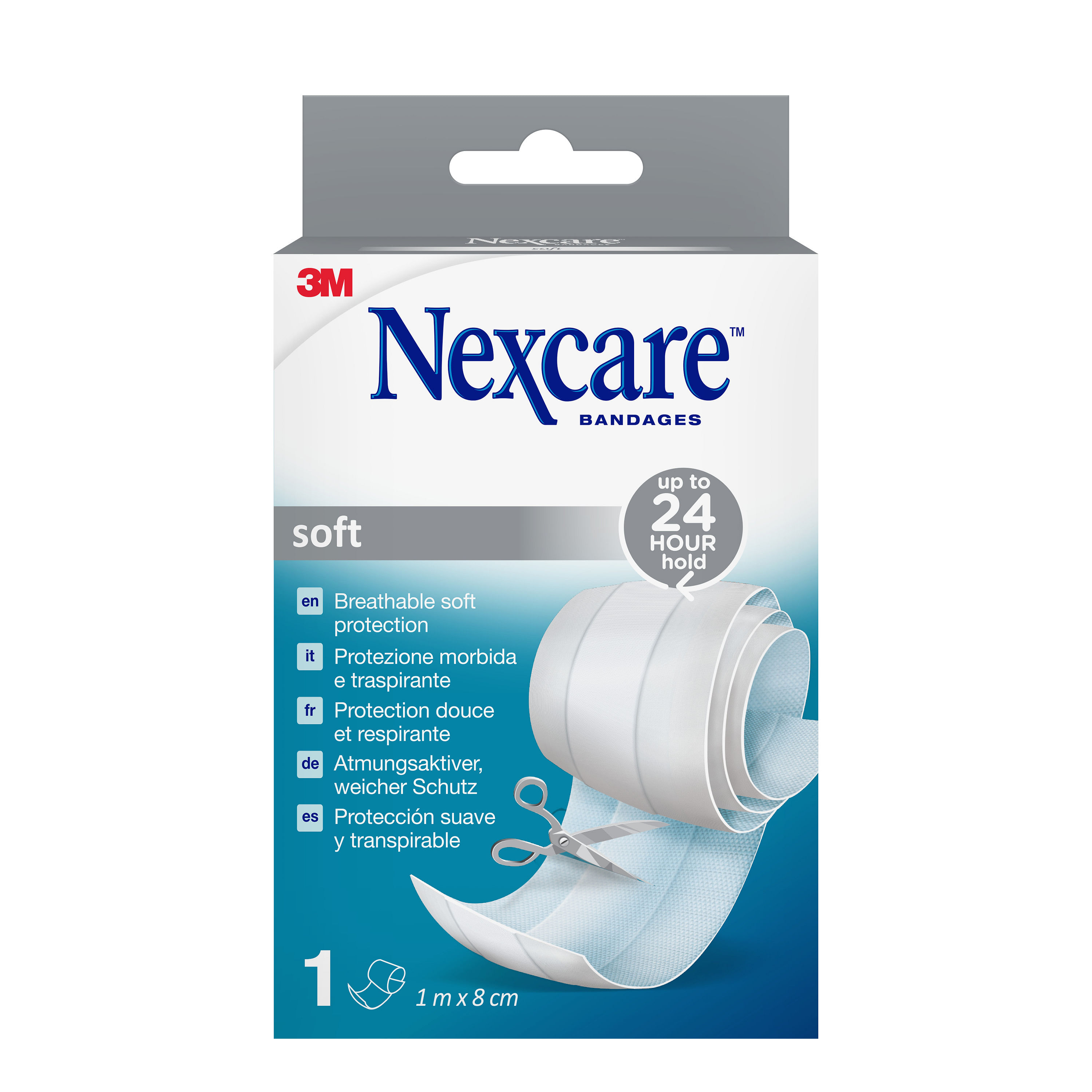 Cerotto Nexcare Soft Striscia 100 X8 Cm