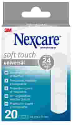 Cerotto Nexcare Soft ipoallergenico 19x72mm, 20 pezzi