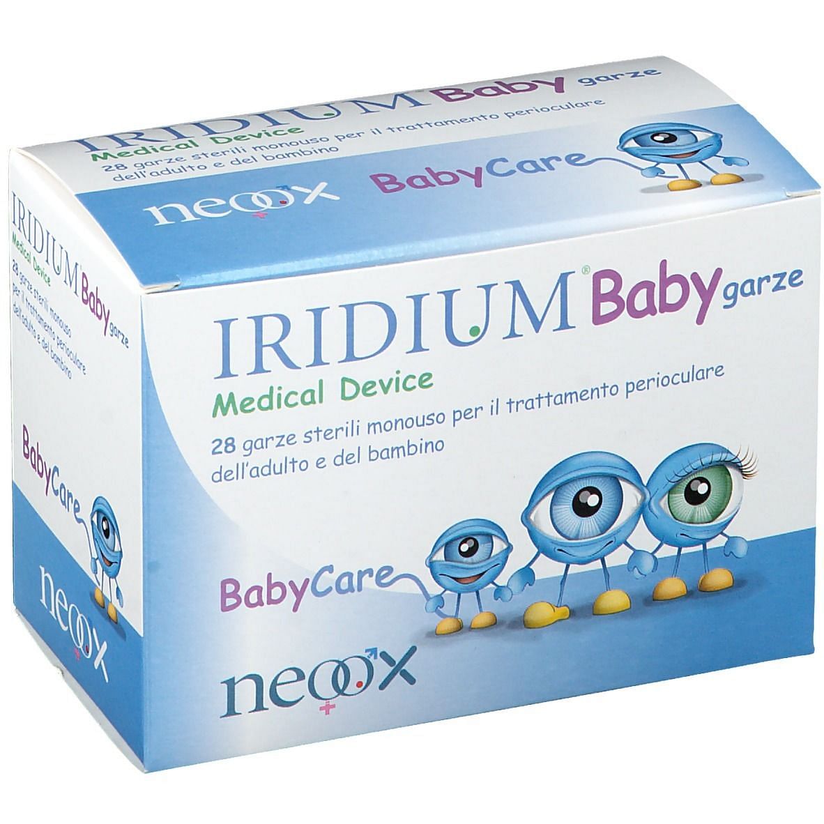 Garza Oculare Medicata Iridium Baby 28 Pezzi