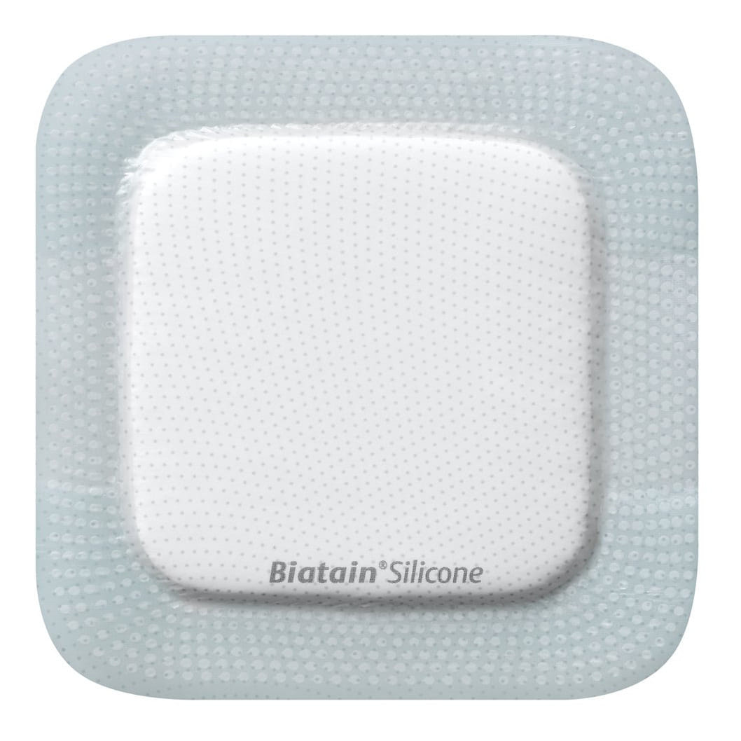 Medicazione Biatain In Schiuma Di Poliuretano Con Bordo Adesivo In Silicone 15 X15 Cm 5 Pezzi