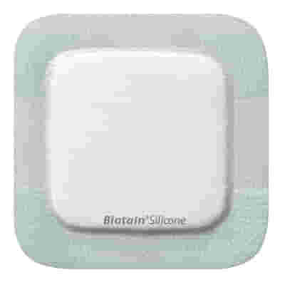 MEDICAZIONE BIATAIN IN SCHIUMA DI POLIURETANO CON BORDO ADESIVO IN SILICONE 15X15 CM 5 PEZZI