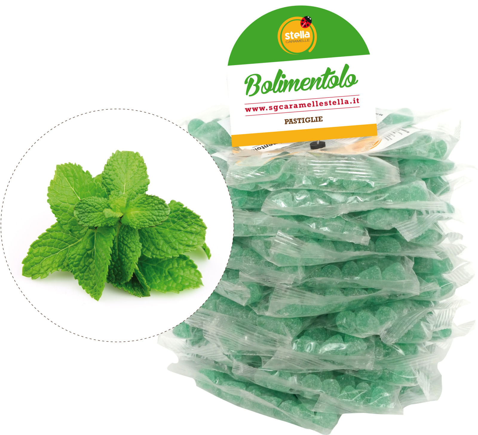 CARAMELLE STELLA BOLIMENTOLO 40 G