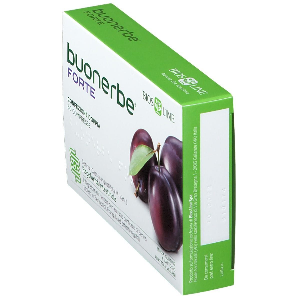 Integratore Buonerbe Forte Biosline per il transito, 60 cpr