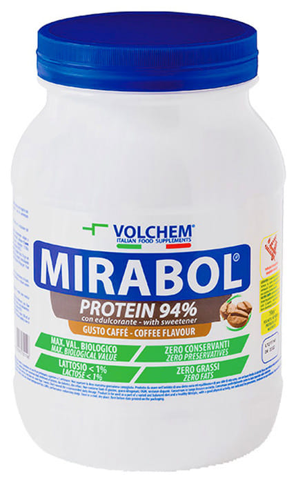MIRABOL PROTEIN 94% CAFFE' 750 G