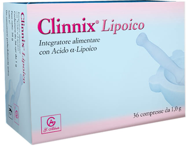 Integratore Clinderm Lipoico Acido Alfa Lipoico, 36 compresse