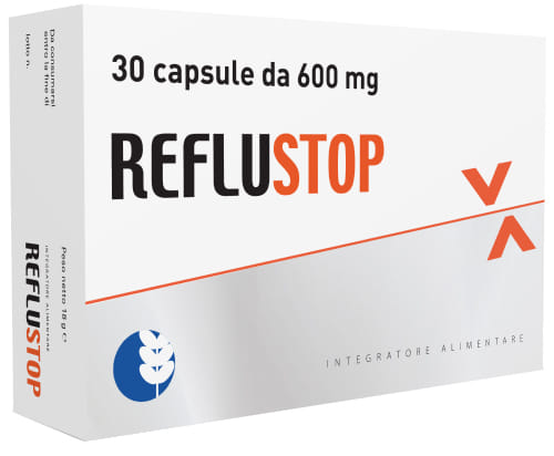 Integratore Reflustop per il benessere gastrico, 30 capsule