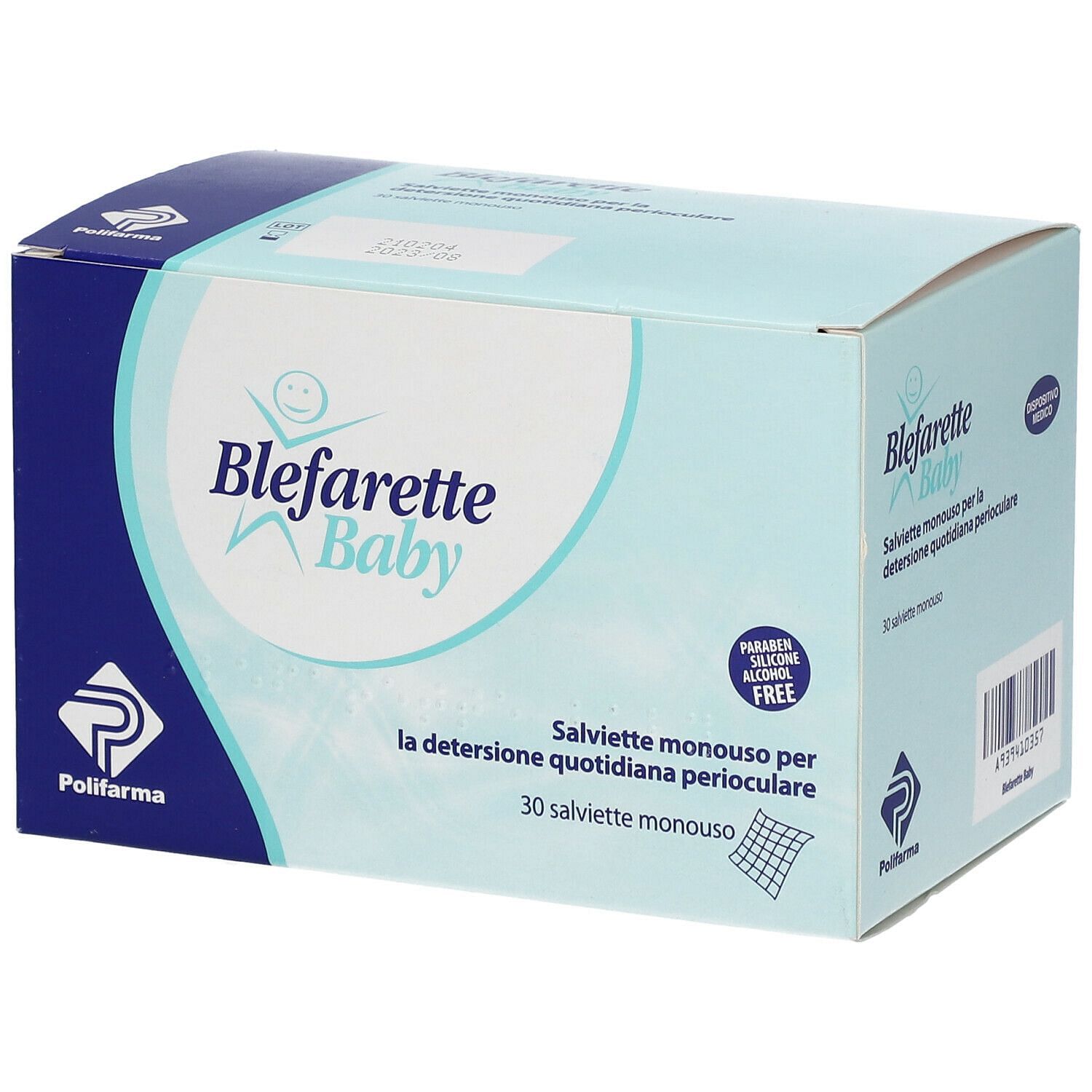 Blefarette Baby Salviettine Oculari Medicate Monouso 30 Pezzi