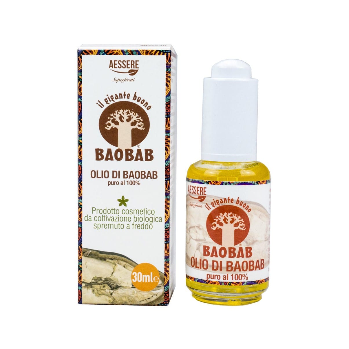 Olio Puro di Baobab Aessere per il Benessere della Pelle