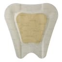 MEDICAZIONE BIATAIN IN SCHIUMA DI POLIURETANO A RILASCIO DI ARGENTO CON BORDO ADESIVO PER SACRO 23X23 CM 5 PEZZI