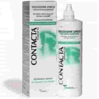 SOLUZIONE UNICA CON ACIDO IALURONICO PER LENTI A CONTATTO CONTACTA SOLUTION 360ML