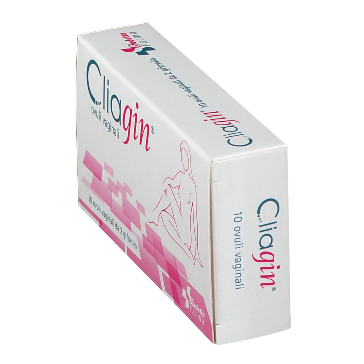 Ovuli vaginali Cliagin 2g per il benessere intimo, 10 pz