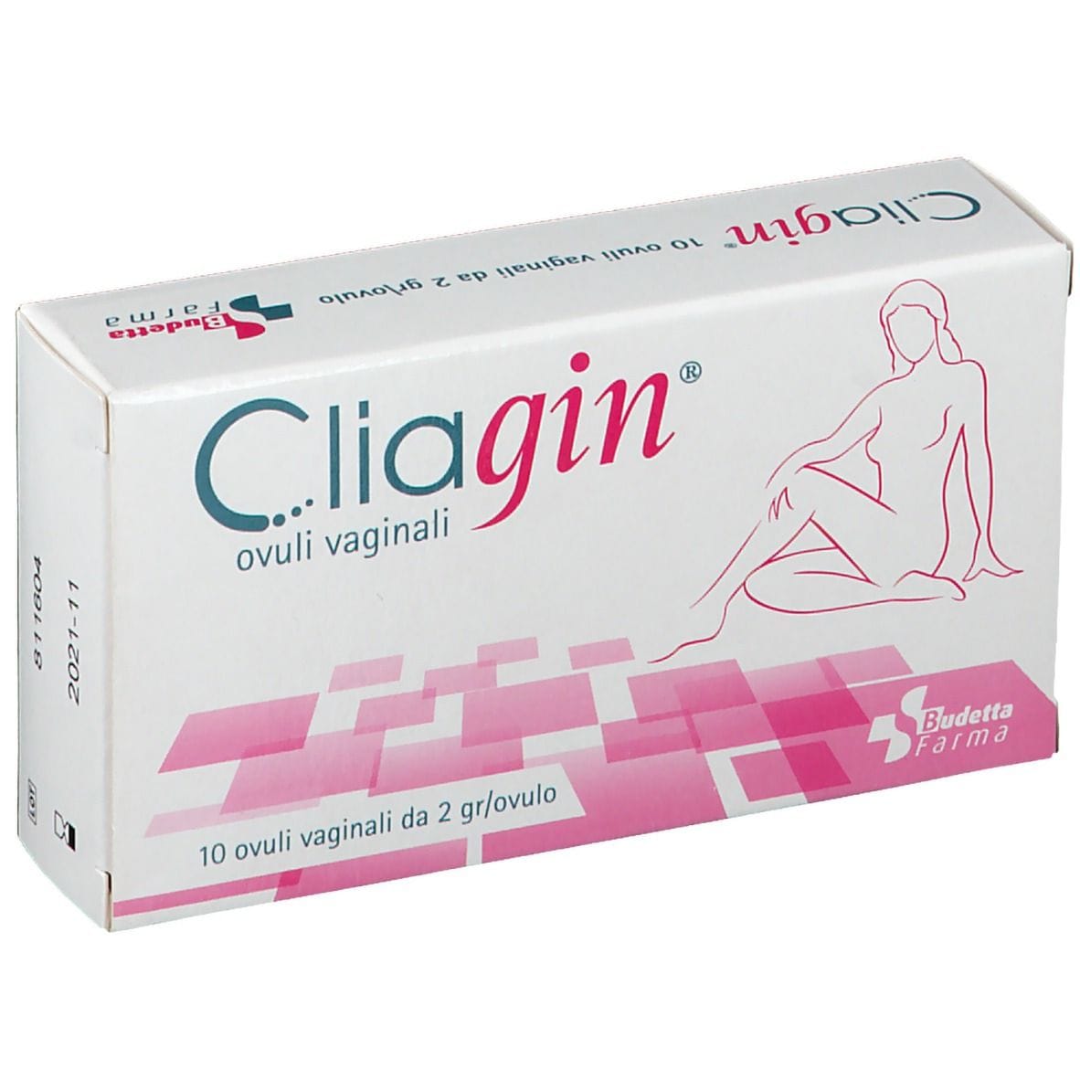 Ovuli vaginali Cliagin 2g per il benessere intimo, 10 pz