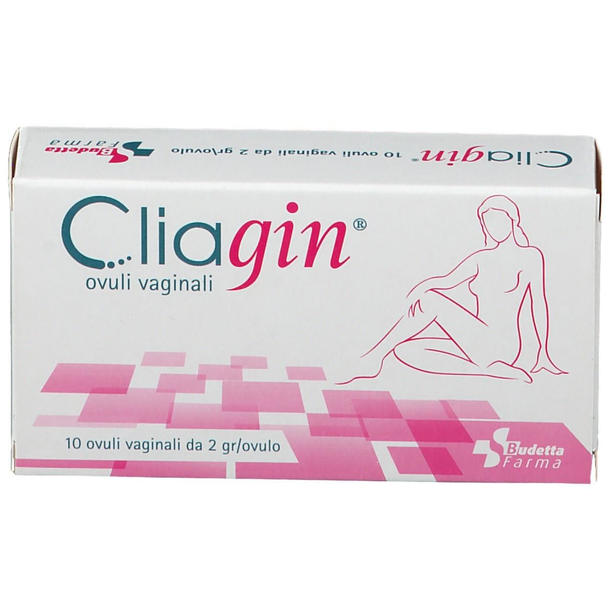 Ovuli vaginali Cliagin 2g per il benessere intimo, 10 pz