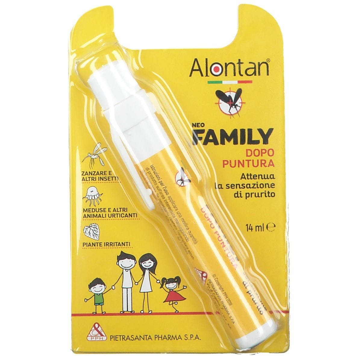 Alontan Penna Dopo Puntura con Ammoniaca, 14ml