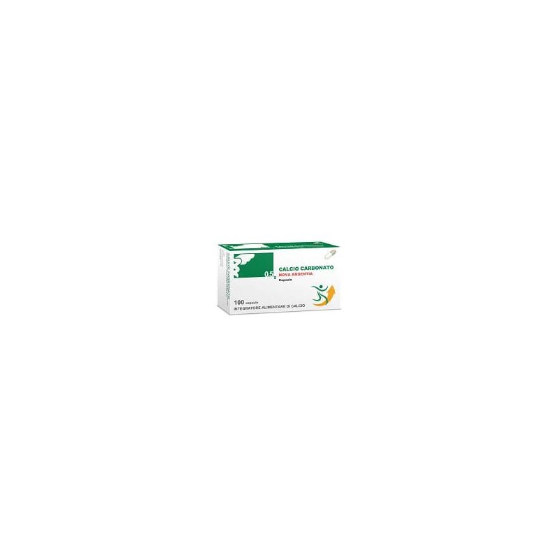 Integratore Nova Calcio Carbonato 500mg, 100 capsule