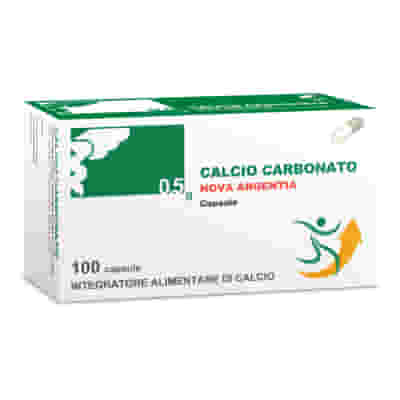 Integratore Nova Calcio Carbonato 500mg, 100 capsule