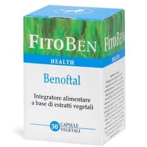 Integratore Benoftal per la vista con mirtillo e ginkgo, 30 capsule
