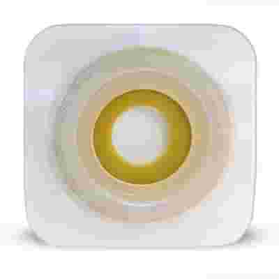 PLACCA PIANA ESTEEM SYNERGY PER SISTEMA 2 PEZZI 33-45 MM FLANGIA 61 MM CON ADESIVO IDROCOLLOIDALE 5 PEZZI