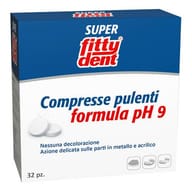 Fittydent Compresse Igienizzanti per Protesi Dentaria, 32 pz