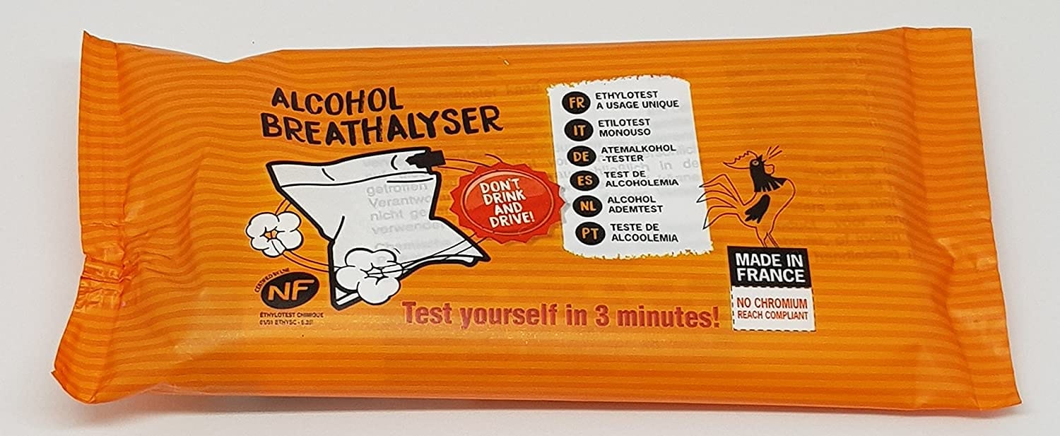Etilotest monouso Contralco certificato NF, 1 test