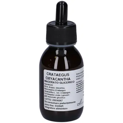 CRATAEGUS OXYACANTA MACERATO GLICERICO 10% GOCCE 100ML CRATAEGUS OXYACANTA MACERATO GLICERICO 10% GOCCE 100ML
