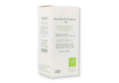 MELISSA OFFICINALIS TINTURA MADRE GOCCE 100ML MELISSA OFFICINALIS TINTURA MADRE GOCCE 100ML