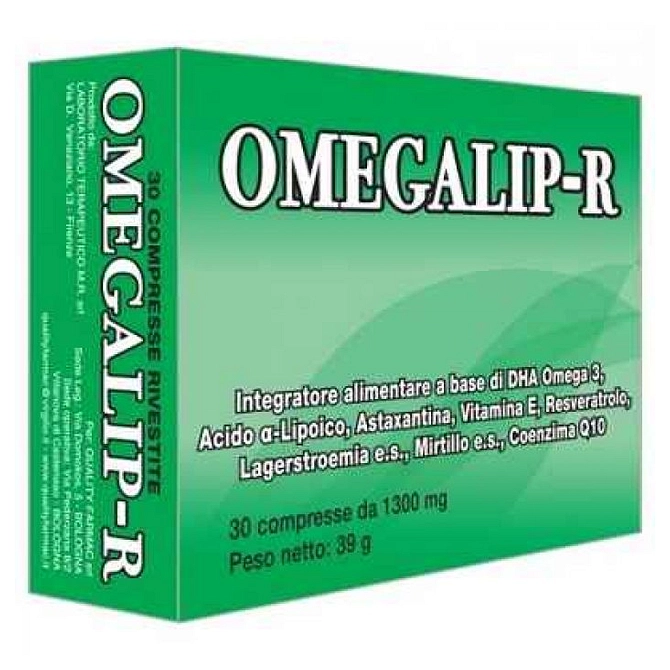 Omegalip  R 30 Compresse Rivestite