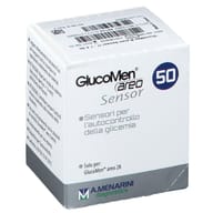 STRISCE MISURAZIONE GLICEMIA GLUCOMEN AREO SENSOR 50 PEZZI