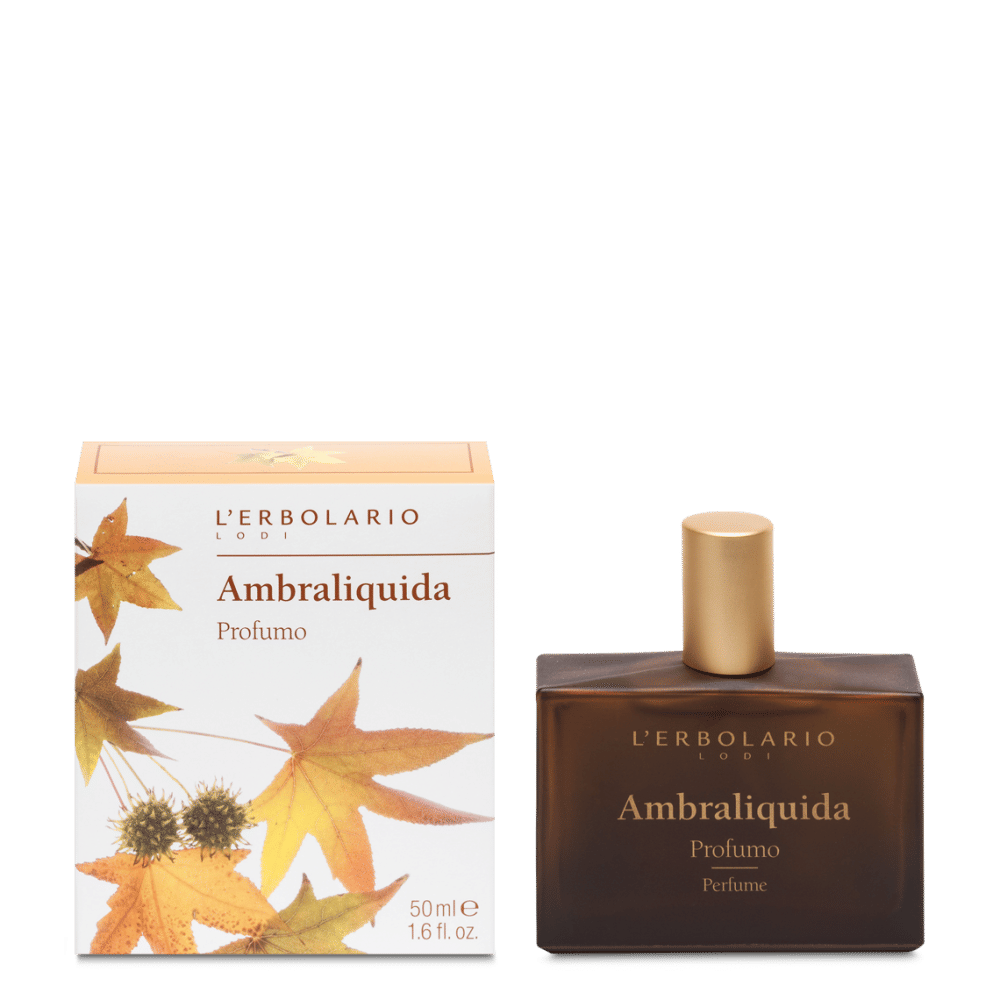 Profumo Ambraliquida Erbolario, fragranza ambrata 50ml