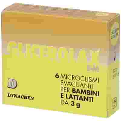 GLICEROLAX BAMBINI E LATTANTI MICROCLISMI EVACUANTI 6 PEZZI X 3 G CONTIENE AMIDO DI RISO