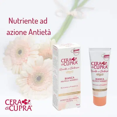 CUPRA CREMA BIANCA PELLI NORMALI 75 ML CUPRA CREMA BIANCA PELLI NORMALI 75 ML