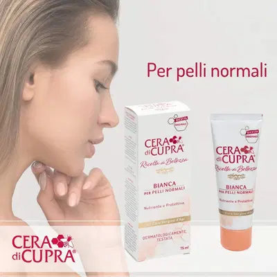 CUPRA CREMA BIANCA PELLI NORMALI 75 ML CUPRA CREMA BIANCA PELLI NORMALI 75 ML