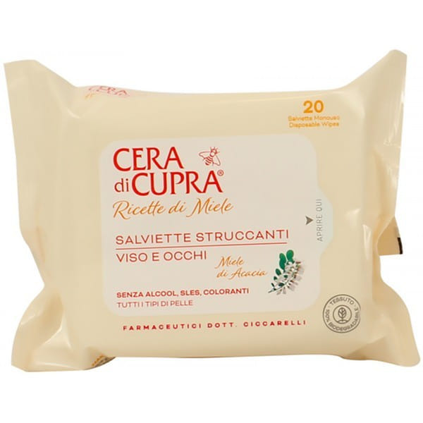 CUPRA SALVIETTINE STRUCCANTI 20 PEZZI