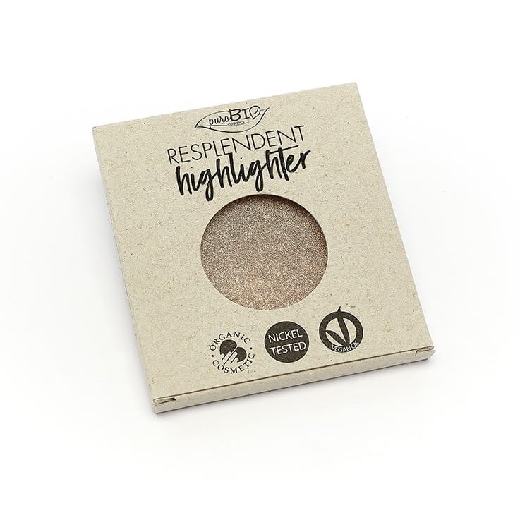 PUROBIO COSMETIC ILLUMINANTE COMPATTO RESPLENDENT CHAMPAGNE REFILL 01