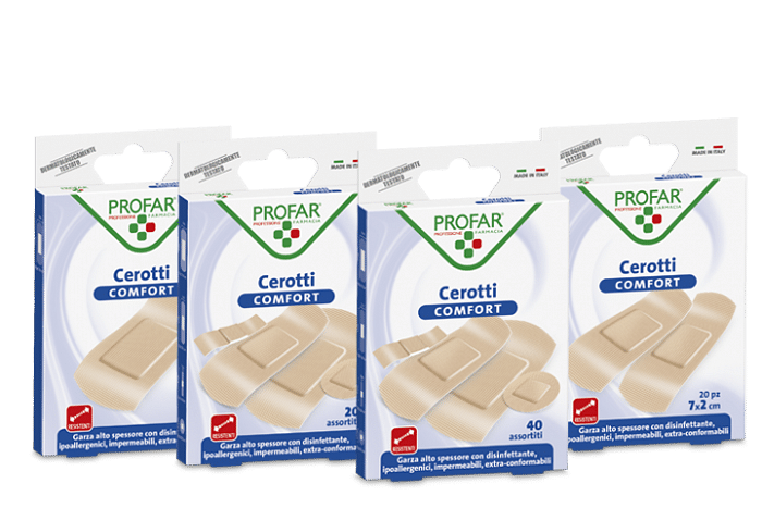 Cerotto Acquastop Grandi 7 X3 Cm Profar 20 Pezzi