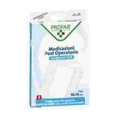 ACQUASTOP MEDICAZIONE POST OPERATORIA 10X15 CM PROFAR MED 4 PEZZI