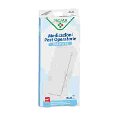MEDICAZIONE POST OPERATORIA STERILE GARZA ANTIADERENTE 10X25 CM 3 PEZZI PROFAR