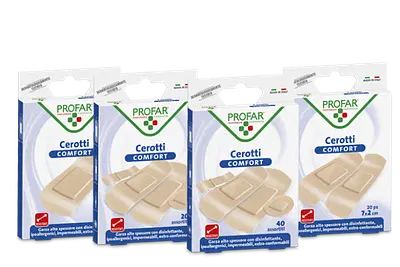 CEROTTO COMFORT ASSORTITI 40 PEZZI PROFAR CEROTTO COMFORT ASSORTITI 40 PEZZI PROFAR