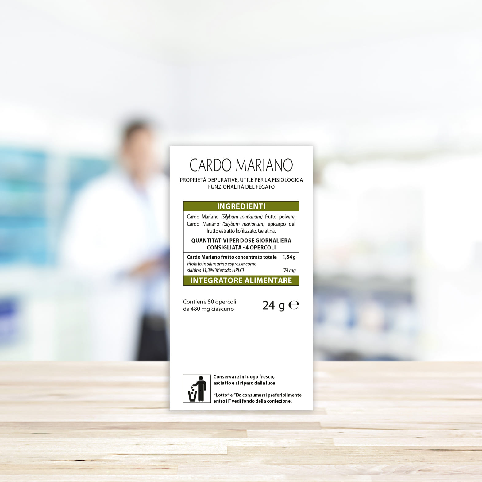 CARDO MARIANO CONCENTRATO TOTALE 50 OPERCOLI