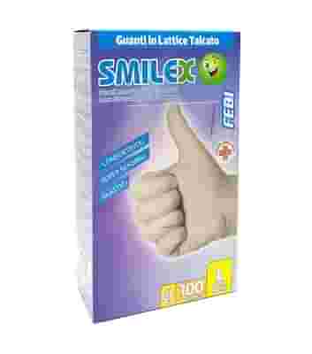 GUANTO MONOUSO DR PROTEC FEBI LATTICE TALCATO AQL 1,0 TAGLIA L 100 PEZZI