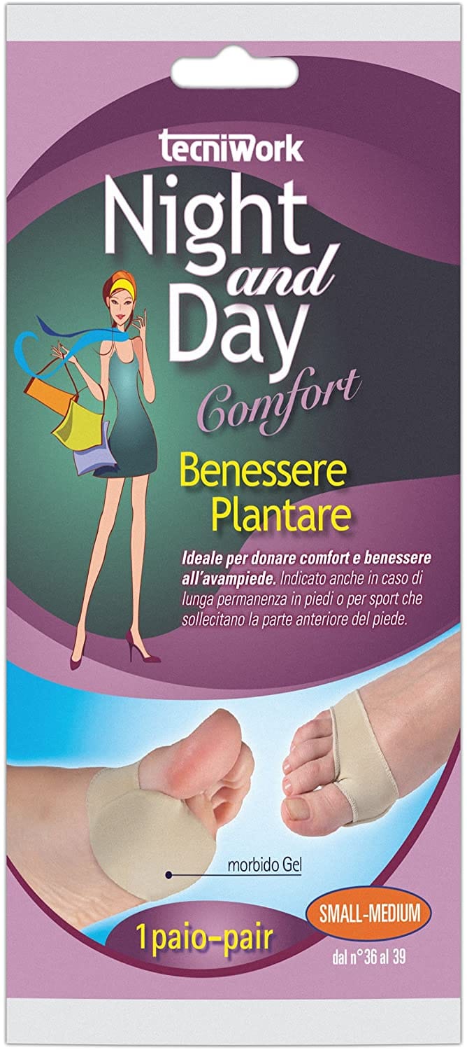 Cuscinetto Plantare TecniWork in Gel per Avampiede, 1 Paio