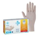 GUANTO DA ESPLORAZIONE MONOUSO IN LATTICE DR PROTEC FEBI SENZA POLVERE COLORE NATURALE AMBIDESTRO LUNGHEZZA 245 MM MISURA LARGE