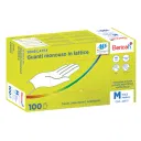 GUANTO MONOUSO SENSILATEX IN LATTICE TALCATO AQL 1,0 TAGLIA M 100 PEZZI