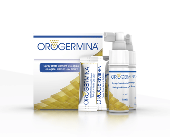 OROGERMINA SPRAY ORALE 2 FLACONI X 10 ML + 2 BUSTINE 1,15 G DI LIOFILIZZATO + 2 NEBULIZZATORI ORALI