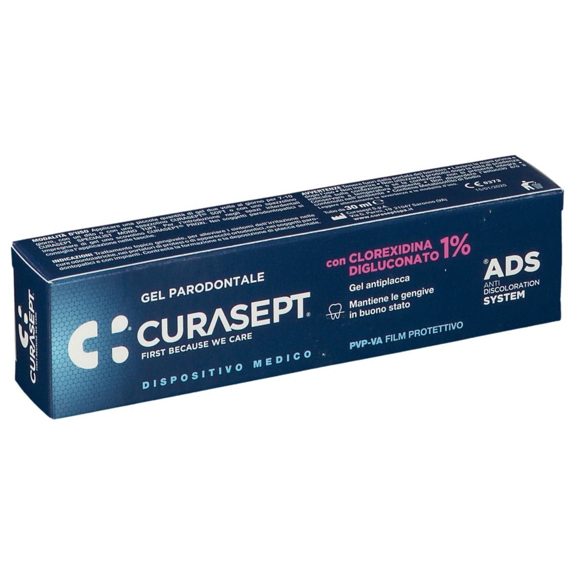 CURASEPT ADS GEL PARODONTALE CLOREXIDINA DIGLUCONATO 1% 30 ML