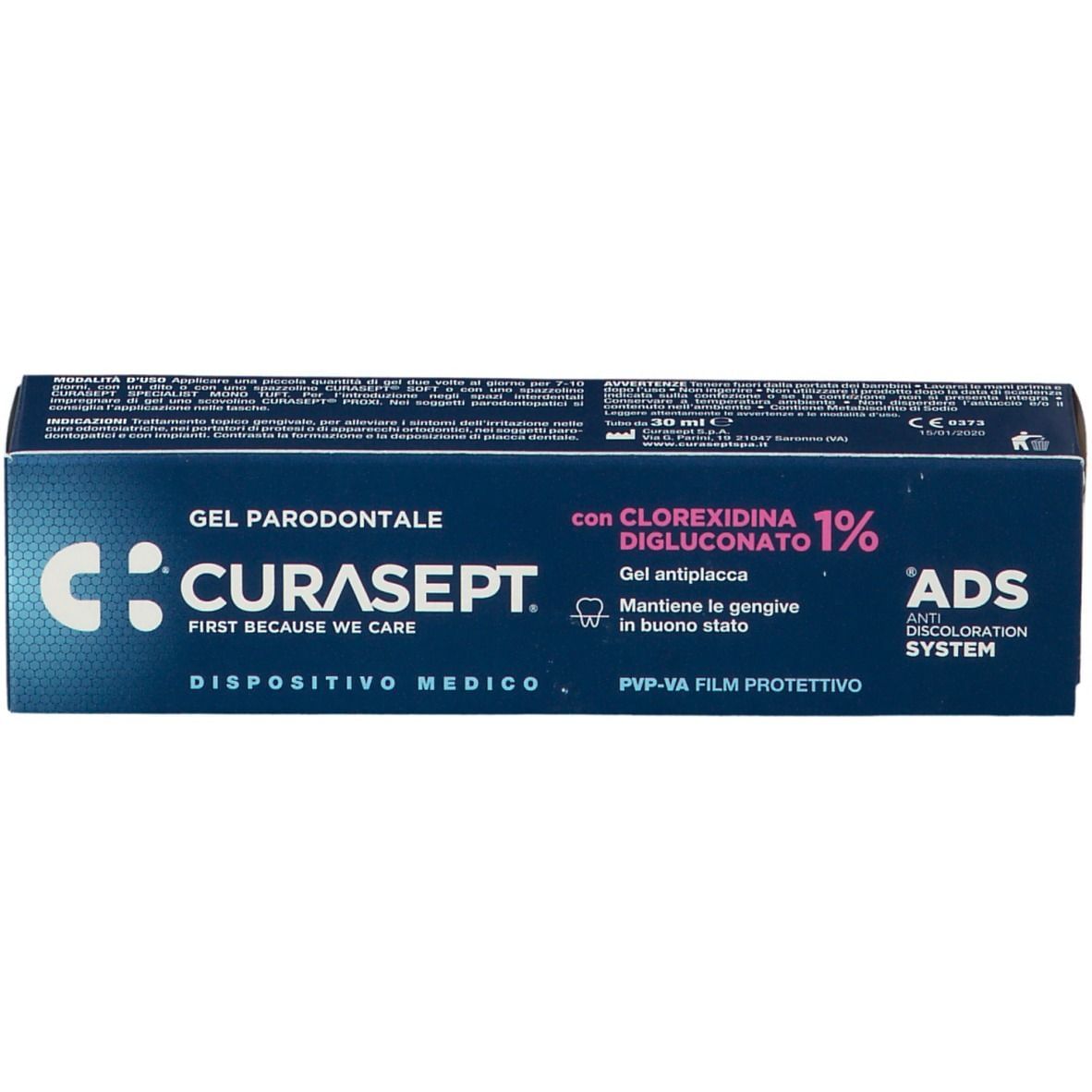 CURASEPT ADS GEL PARODONTALE CLOREXIDINA DIGLUCONATO 1% 30 ML