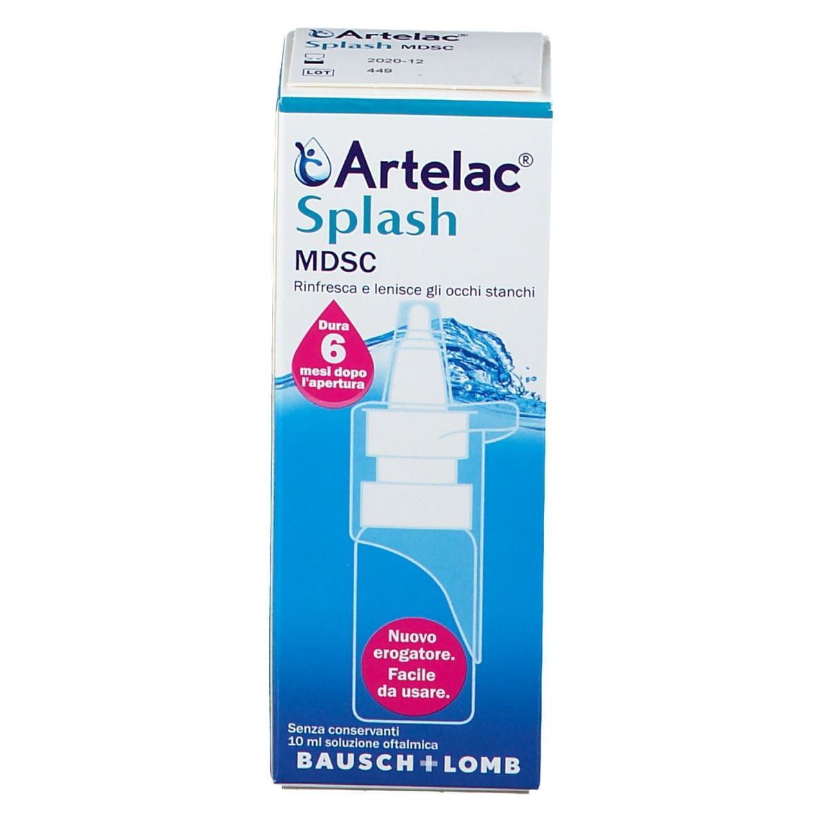 ARTELAC SPLASH MULTIDOSE GOCCE OCULARI FLACONE 10 ML