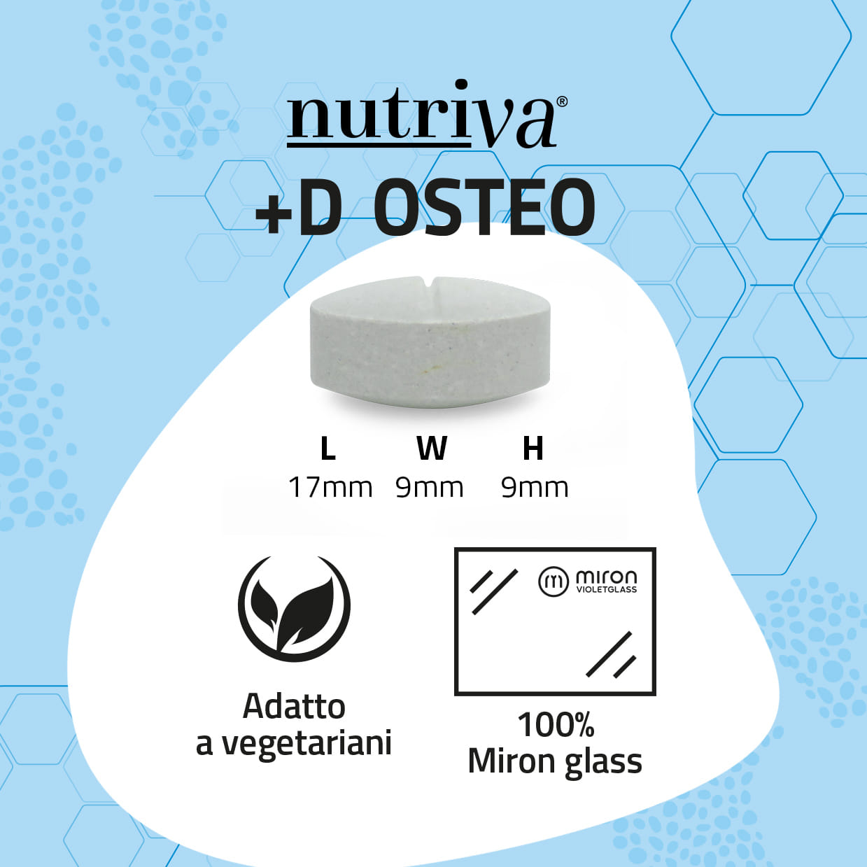 NUTRIVA +D OSTEO 60 COMPRESSE